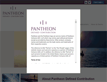 Tablet Screenshot of pantheon-dc.com